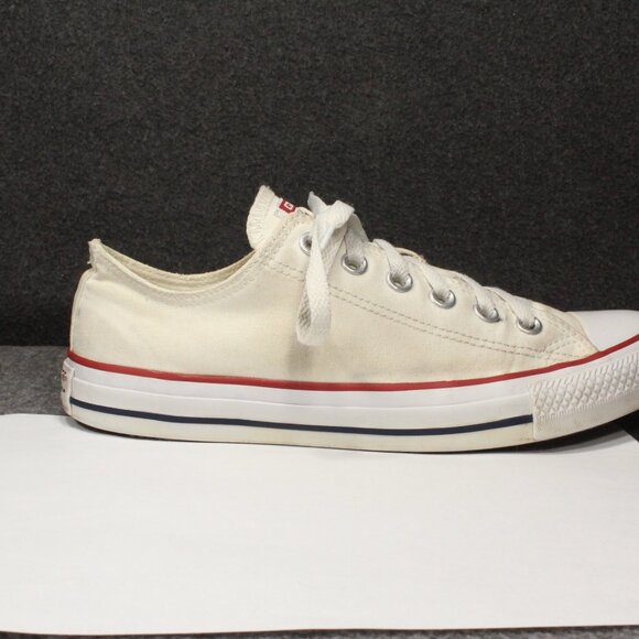 Converse Chuck Taylor All Star Low Top White Casual Shoes M7652 Women's Size 9 - Picture 7 of 11
